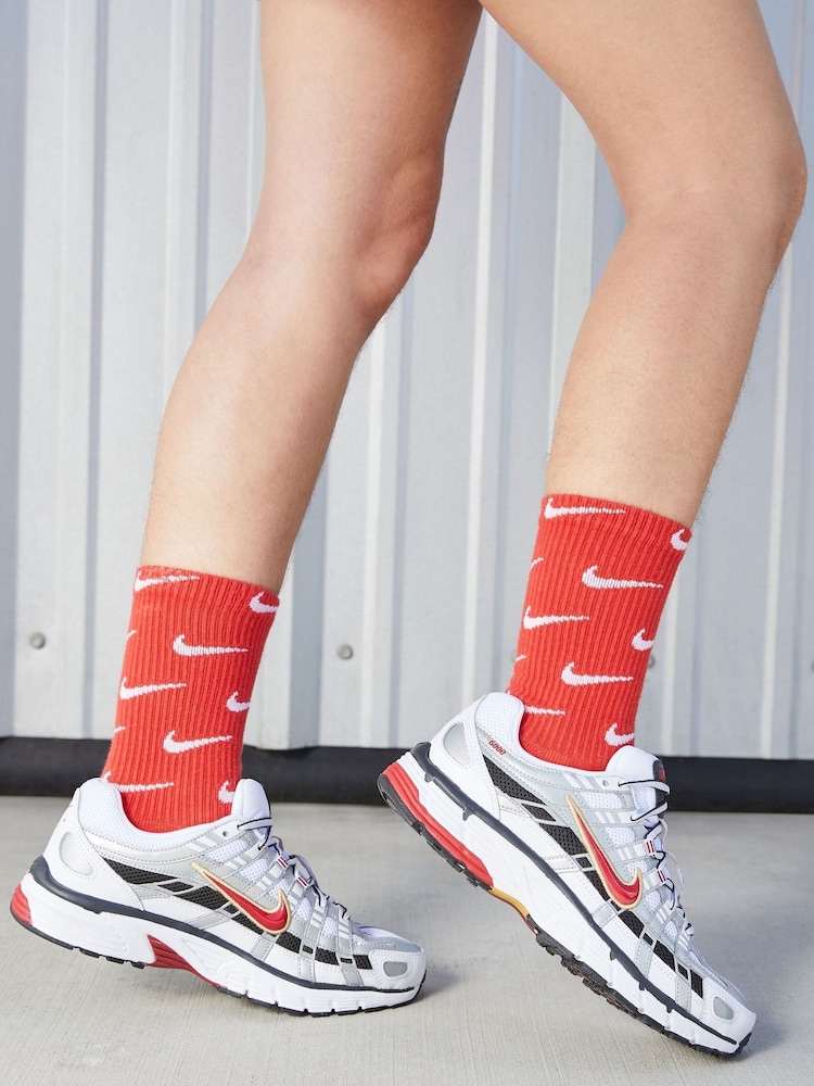 Nike Grey/Red P-6000 Trainers - Image 12 of 12