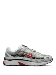 Nike Grey/Red P-6000 Trainers - Image 3 of 12