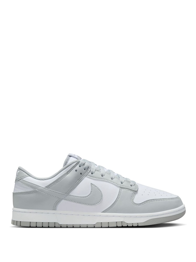 Nike Grey Dunk Low Trainers - Image 1 of 9