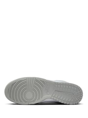 Nike Grey Dunk Low Trainers - Image 7 of 9