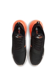 Nike Orange/Black Air Max 270 Trainers - Image 7 of 11