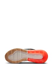 Nike Orange/Black Air Max 270 Trainers - Image 9 of 11