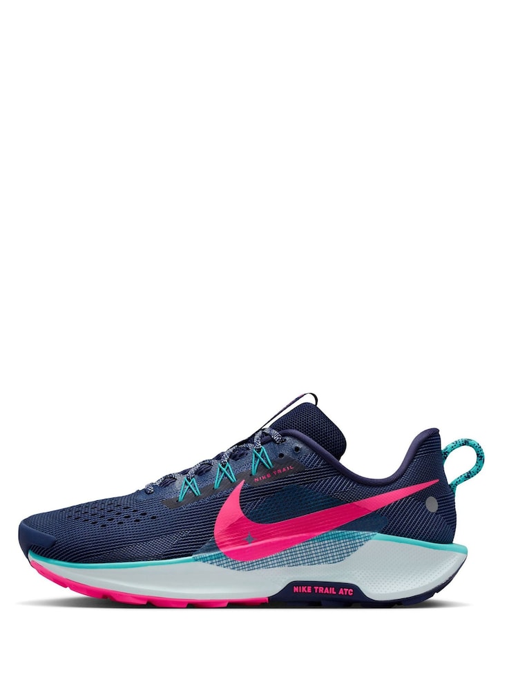 Nike Black/White Pegasus Trail 5 Running Trainers - Image 2 of 11