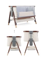 Tutti Bambini Walnut and Cream CoZee Luxe Bedside Crib - Image 5 of 5