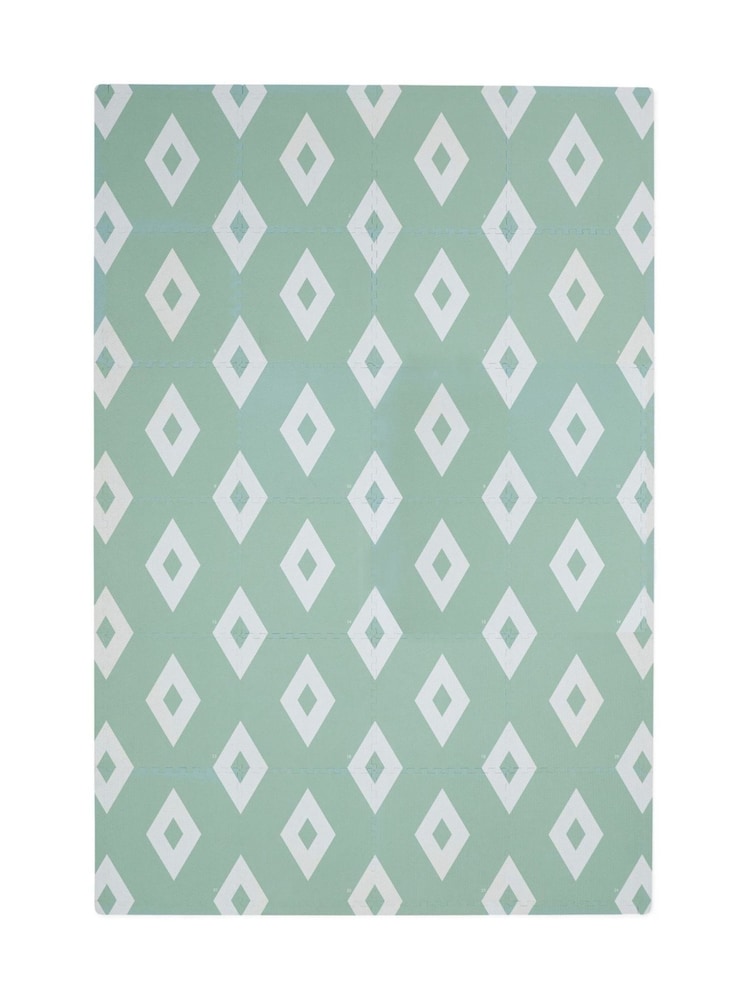 Tutti Bambini Tiles Diamond Mint Puzzle Playmat 120 x 175cm - Image 5 of 5