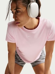Nike Pink Foam One Classic Dri-FIT Short Sleeve T-Shirt - Image 4 of 8