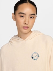 Nike Chalk Natural Graphic Bubble Hem Pullover Hoodie - Image 3 of 3