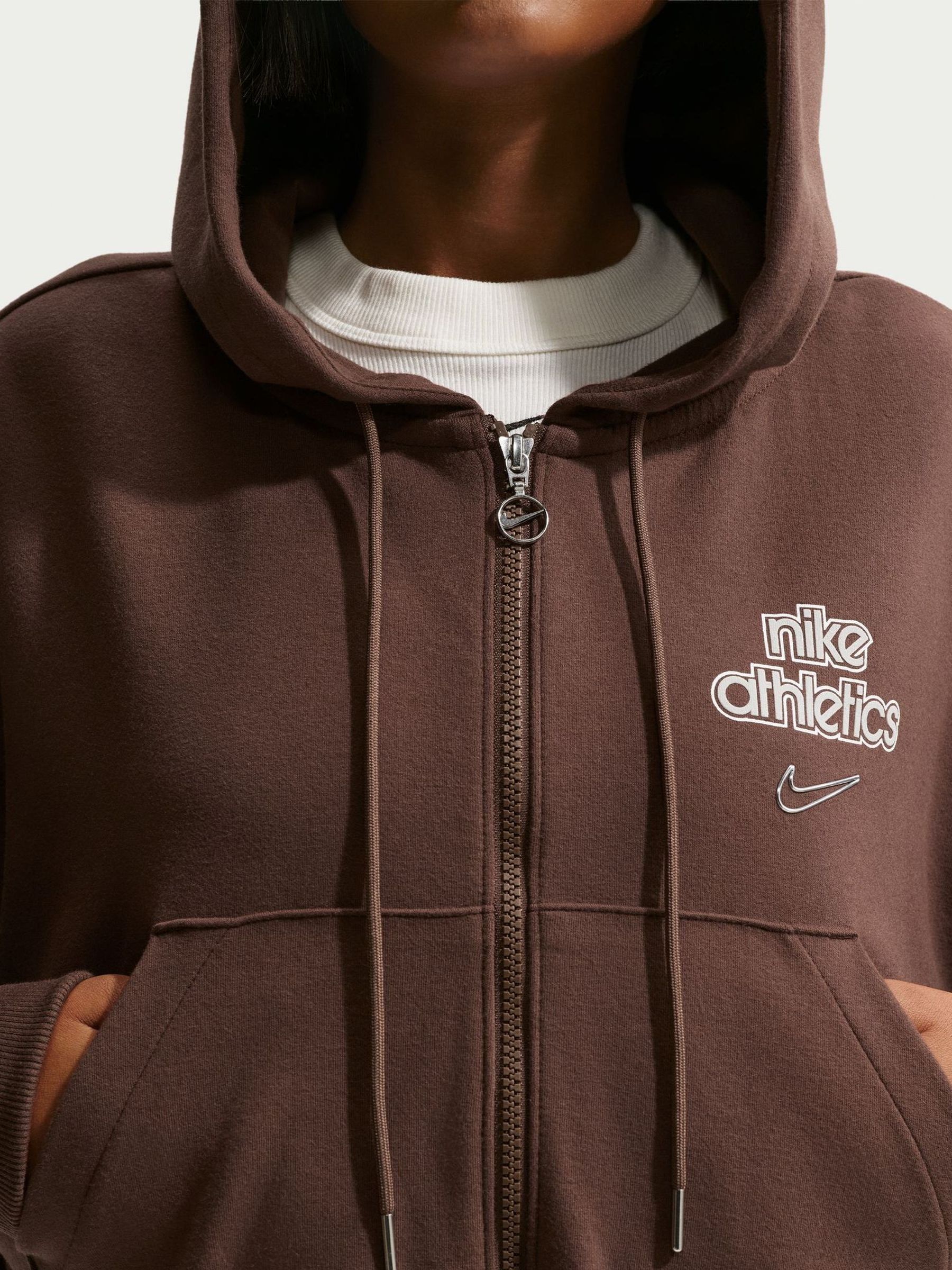 chocolate nike hoodie