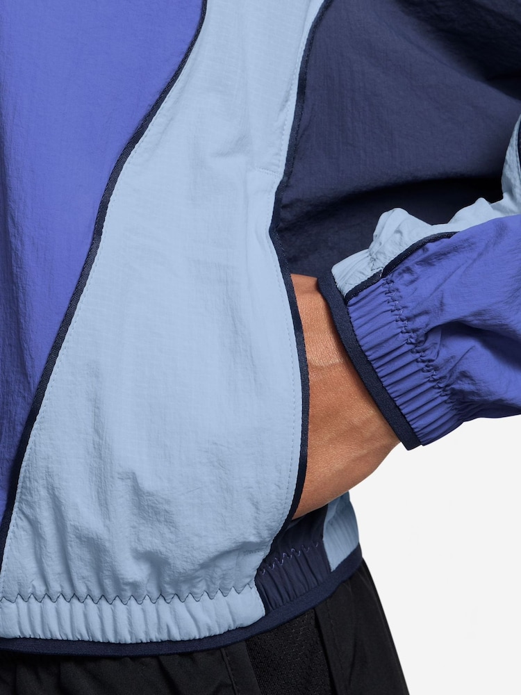 Nike Sapphire Blue Swift UV Repel Running Jacket - Image 3 of 3 Nike Sapphire Blue Swift UV Repel Running Jacket - Image 3 of 3