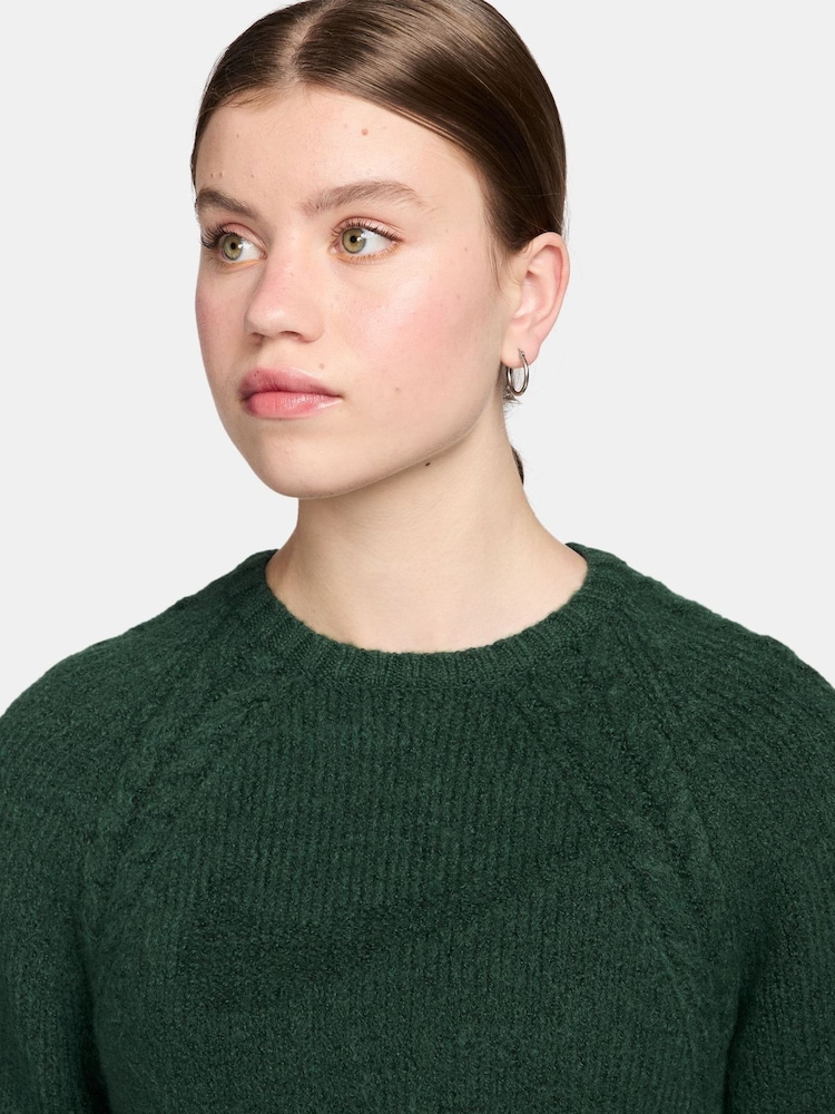 Verde brad - Nike Crew Neck Knit Jumper - Imaginea 3 din 3