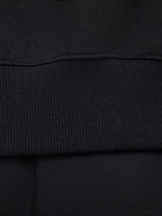 Nike Black Sportswear Phoenix Fleece 1/4-Zip Cropped Sweatshirt - Image 7 of 7