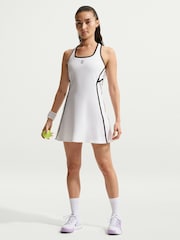 Blanco/Negro - Nike Dri Fit Tennis Dress - Imagen 1 de 5