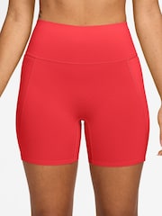 Nike Crimson Red Universa Seamless Front 5 Inch Cycling Shorts - Image 2 of 3