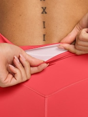 Nike Crimson Red Universa Seamless Front 5 Inch Cycling Shorts - Image 3 of 3