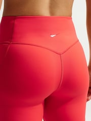 Nike Crimson Red Universa Seamless Front 5 Inch Cycling Shorts - Image 7 of 7