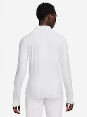Nike White Victory Long Sleeve Polo Shirt - Image 2 of 3