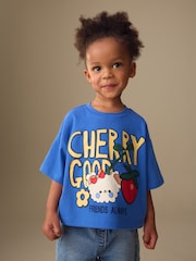 Blue Cherry Short Sleeve T-Shirt (3mths-7yrs) - Image 1 of 8