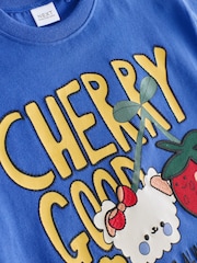 Blue Cherry Short Sleeve T-Shirt (3mths-7yrs) - Image 8 of 8