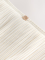 B by Ted Baker High Leg Cream Bikini Briefs with Belt - Image 7 of 7