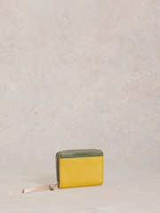 White Stuff Yellow Cerys Zip Around Purse - Image 4 of 4