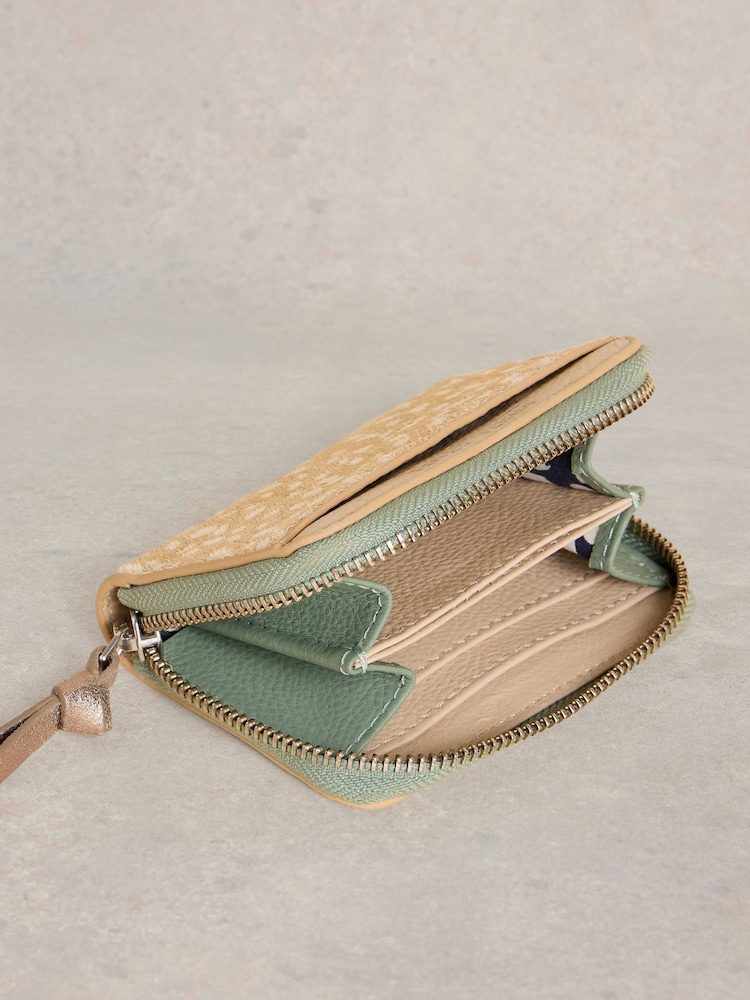 White Stuff Natural Cerys Zip Around Purse - Image 4 of 4
