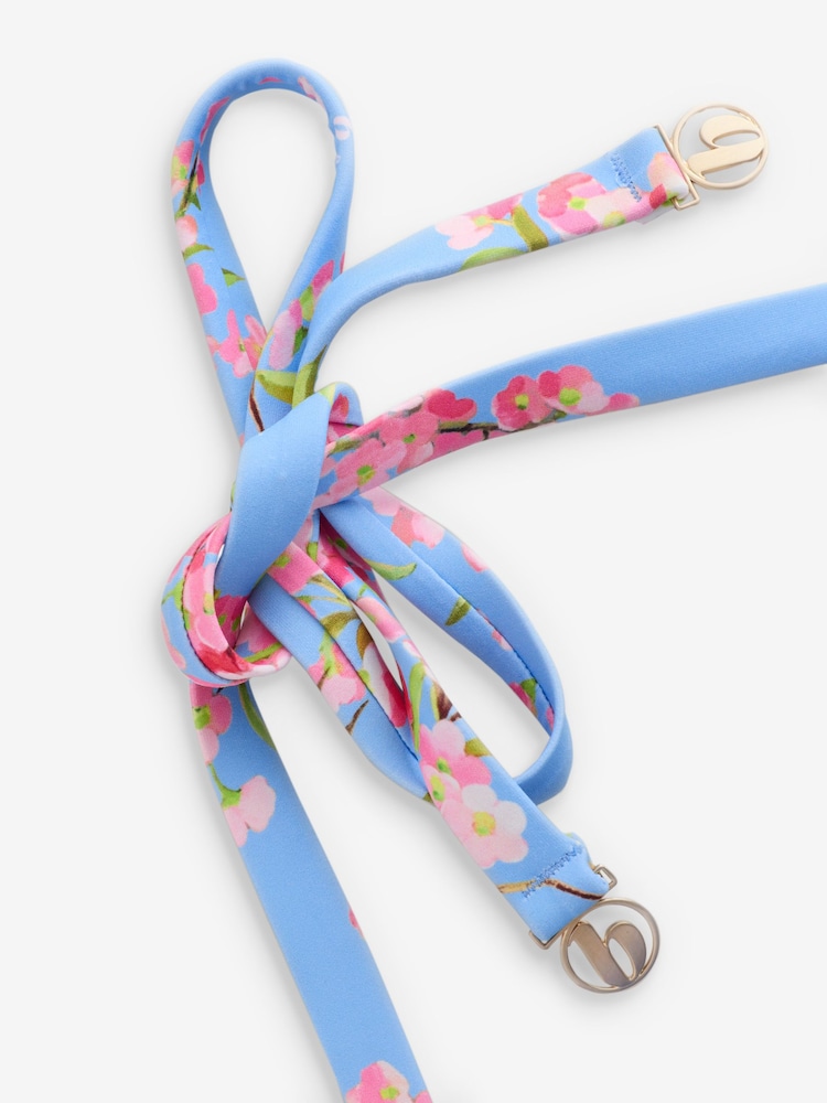 B by Ted Baker Wired Plunge Blue Floral Bikini Top - Image 5 sur 5 B by Ted Baker Wired Plunge Blue Floral Bikini Top - Image 5 sur 5