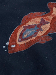 White Stuff Abersoch Graphic Print Nep Fish T-Shirt - Imagen 6 de 6