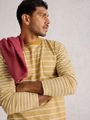 White Stuff Yellow Accleton Long Sleeve T-Shirt - Image 3 of 6