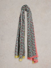 Hellblau - White Stuff Sophie Printed Scarf - Bild 1 von 3