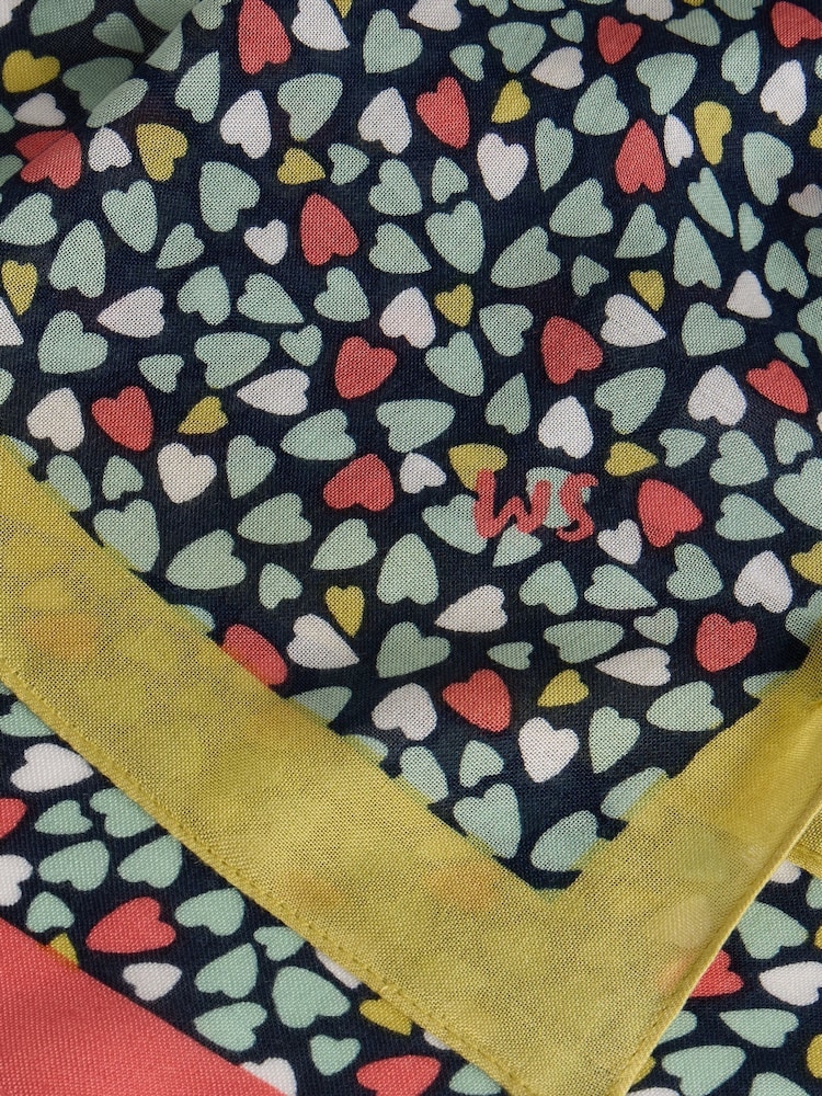 Hellblau - White Stuff Sophie Printed Scarf - Bild 3 von 3