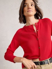 White Stuff Red Lulu Cardigan - Image 3 of 6