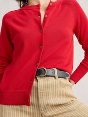 White Stuff Red Lulu Cardigan - Image 4 of 6