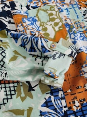 White Stuff Orange Sophie Cotton Shirt - Image 6 of 6
