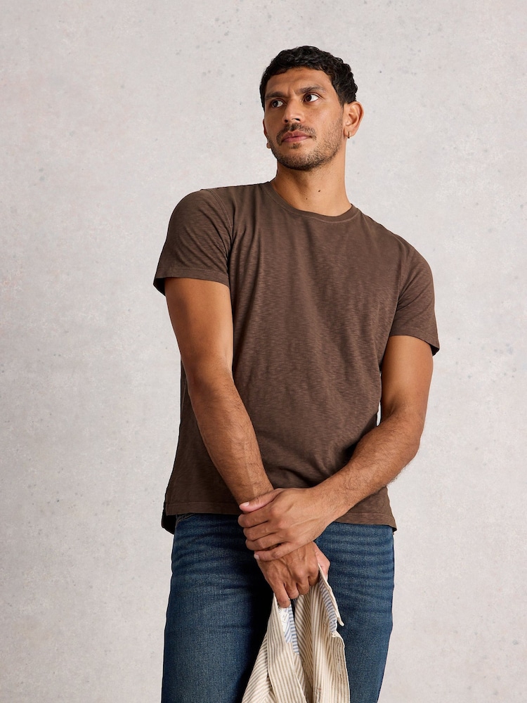 White Stuff Brown Abersoch Short Sleeve T-Shirt - Image 2 of 6 White Stuff Brown Abersoch Short Sleeve T-Shirt - Image 2 of 6