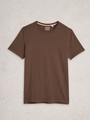 White Stuff Brown Abersoch Short Sleeve T-Shirt - Image 5 of 6