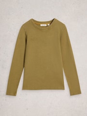 Verde - Camiseta canelada de manga comprida Sadie da White Stuff - Imagem 5 de 6