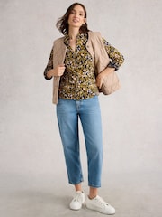 White Stuff Yellow Annie Jersey Shirt - Image 1 of 6