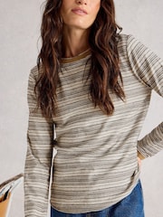 Natural - Camiseta Clara Stitch White Stuff - Imagem 4 de 6