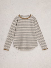 Natural - Camiseta Clara Stitch White Stuff - Imagem 5 de 6