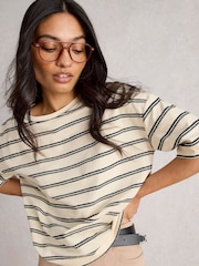 Camiseta listrada Katya da White Stuff - Imagem 3 de 6