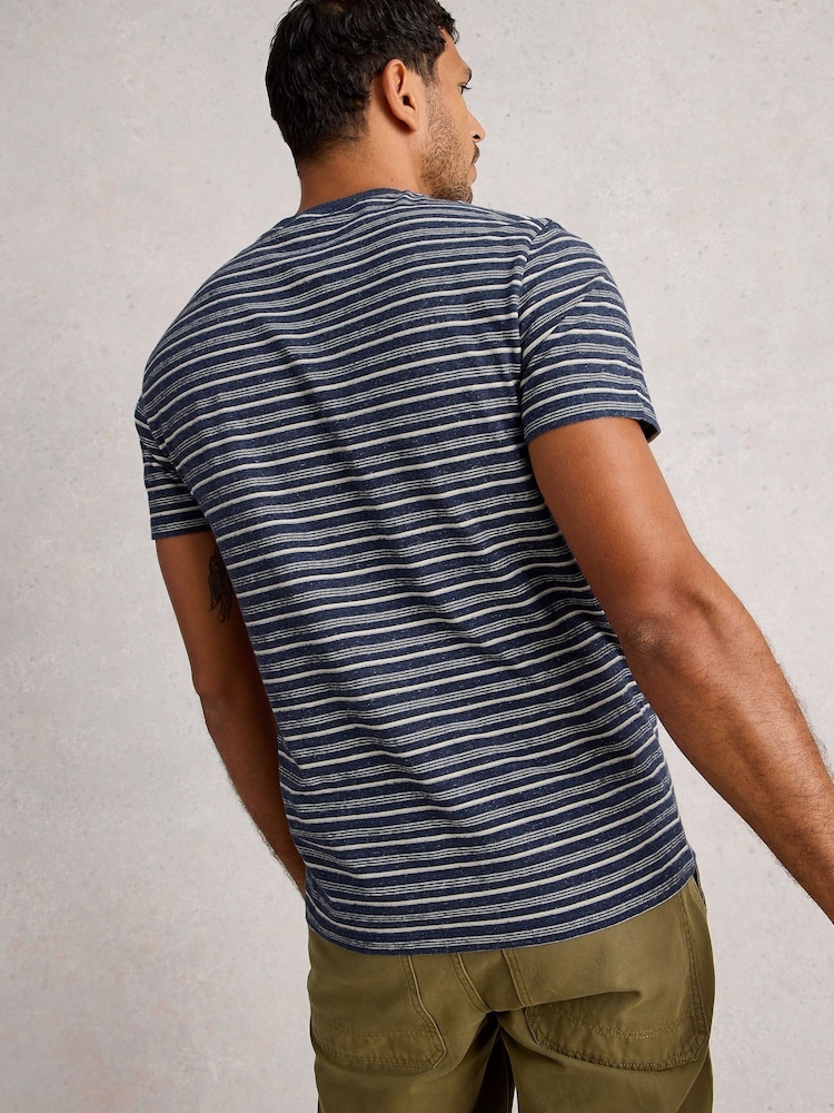 White Stuff Abersoch Stripe Short Sleeve T-Shirt - Imagen 2 de 6
