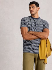 White Stuff Abersoch Stripe Short Sleeve T-Shirt - Imagen 4 de 6