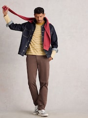 White Stuff Brown Sutton Chino Trousers - Image 1 of 6