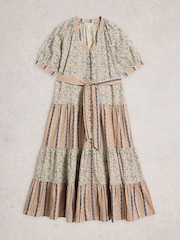White Stuff White Clementine Midi Dress - Image 5 of 6