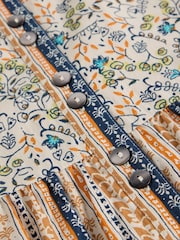 White Stuff White Clementine Midi Dress - Image 6 of 6