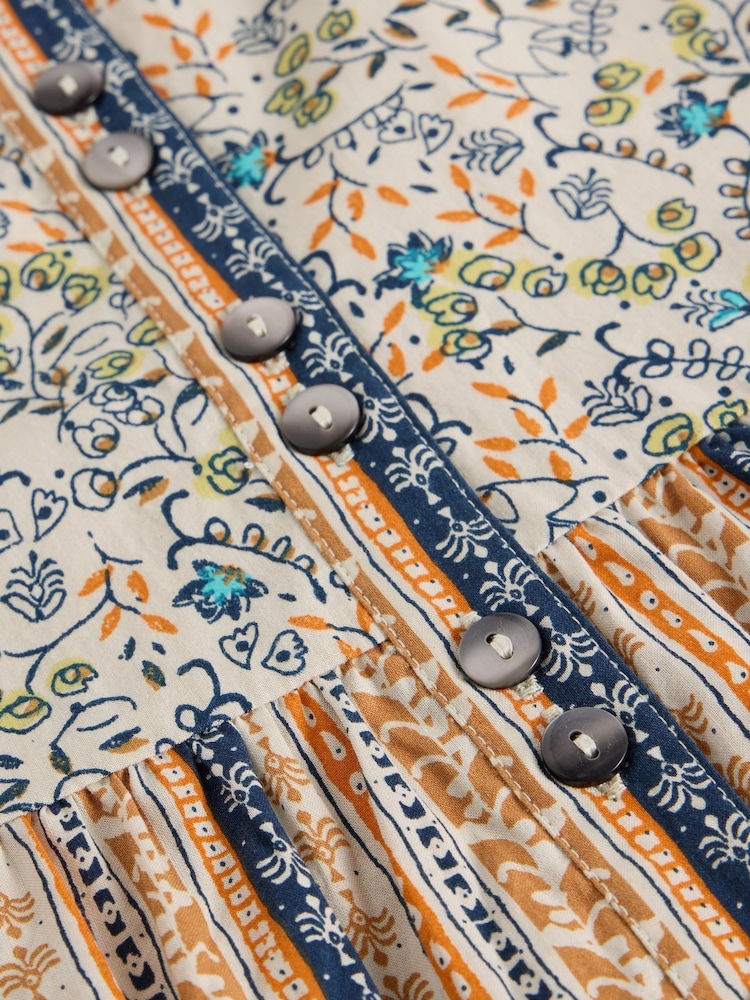 White Stuff White Clementine Midi Dress - Image 6 of 6