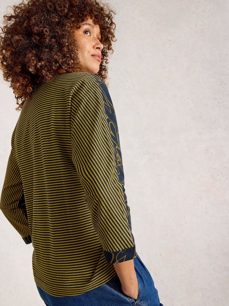 White Stuff Blue Demi Dolman Top - Image 2 of 6