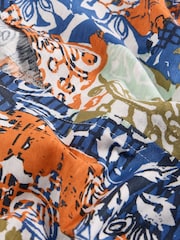 White Stuff Orange Nelly 3/4 Sleeve T-Shirt - Image 6 of 6
