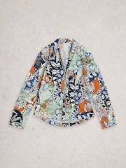White Stuff Orange Annie Jersey Shirt - Image 5 of 6