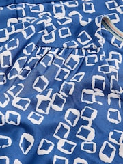 White Stuff Blue Tallie Jersey Dress - Image 6 of 6